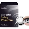 Clearcolor 1-Day Phantom Angelic White