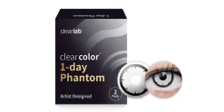 Clearcolor 1-Day Phantom Angelic White